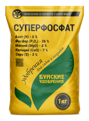 Удобрение Буйские удобрения Суперфосфат 1кг