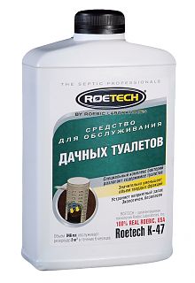 Септики ROETECH Средство для дачных туалетов Roetech K-47  946мл